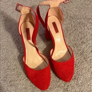 Forever 21 Vibrant Red Heels